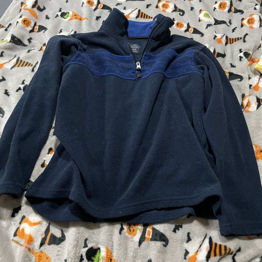 Navy Kids Fleece Jacket